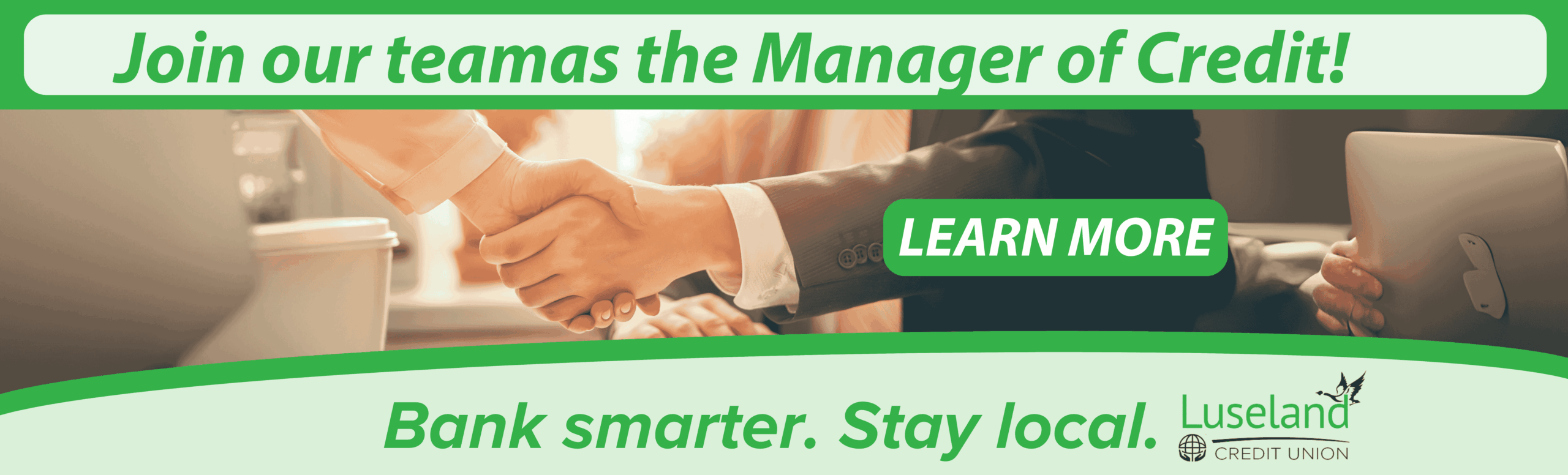 Join our team as the Manager of Credit!